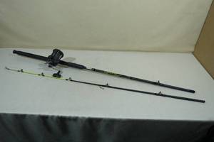 lot 147 image: Okuma Magda Pro Line Counter Reel with Big Cat 8 Rod