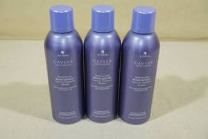 lot 155 image: 3 Bottles Caviar Anti-Aging Leave in Treatment Mousse