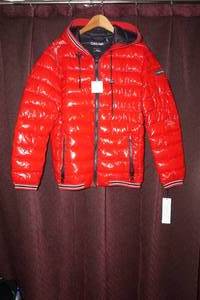 lot 194 image: Calvin Klein Water Resistant Jacket -Size Medium, Red