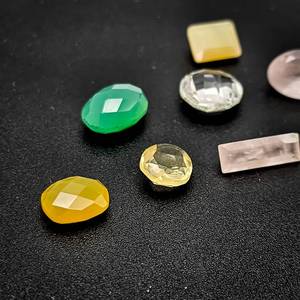 36.58 Carat Group of Natural, Faceted Gemstones Topaz, Pink Quartz, Fire Opal, etc.
