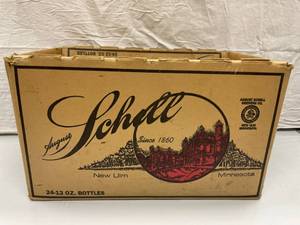 VINTAGE CARDBOARD SHELLS BREWERY BOX