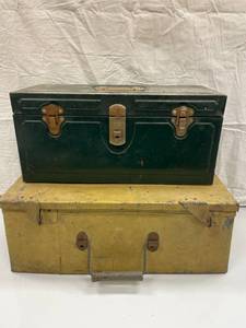 VINTAGE METAL BOX, VINTAGE METAL TA...