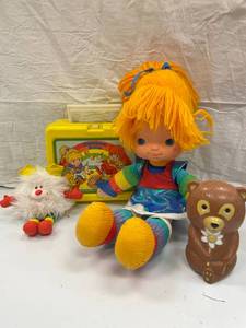 VINTAGE RAINBOW BRITE DOLL AND LUNC...