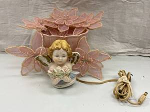 VINTAGE ANGEL CERAMIC NIGHT LIGHT, ...
