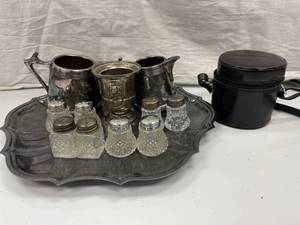 VINTGAE SILVERPLATED SAKTPEPPER SE...