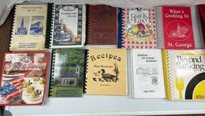 MISC LOT OF COOK BOOKS...