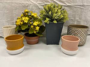 MISC LOT OF POTS AND GREENS...