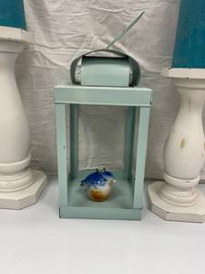 SHABBY CHIC CANDLE HOLDERSW BIRD CA...