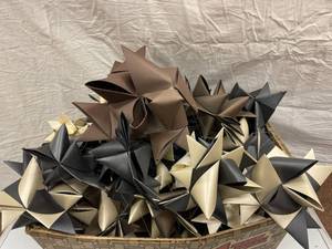 CONTAINER OF CARDSTOCK STARS...