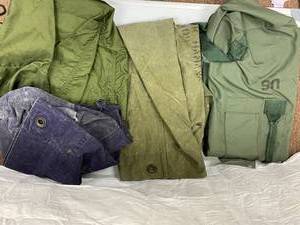 MILITARY DUFFEL BAGS AND DUCK PRINT...