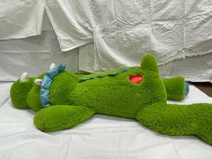 EX LARGE DEPRESSED STUFFED DINOSAUR...