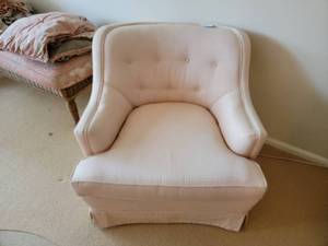 Pair of Pink Armchairs.
