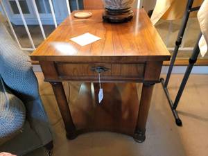 Side Table with Drawer by Fine Arts Furniture.