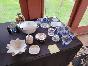 Lot Door Stop, China and Glass. etc.