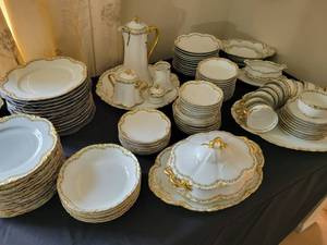 110 Piece Haviland dining set.