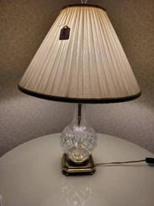 Crystal Table Lamp.