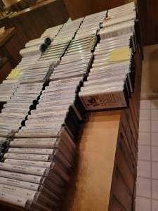 Large Lot of Historical CDs, VHS and cassettes.