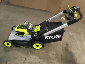 lot 11 image: 3-in-1 Self Propelled 21 in. Ryobi Lawn Mower Customer Returns See Pictures