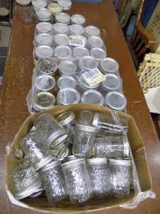 Lot of Jars & LIds