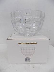 Block Hand Crafted Lead Crystal Esquire Bowel