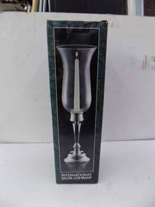 Candle Stick Hurrican - Silver Plated