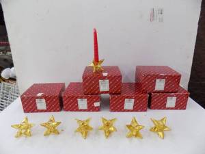 30 Star Candle Holder, some Candles