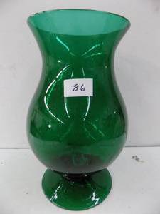 Large Glass Vase Green