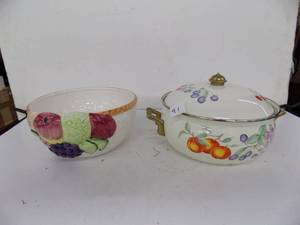 Kitchen Items, Glass Bowl, Poreclin Pan