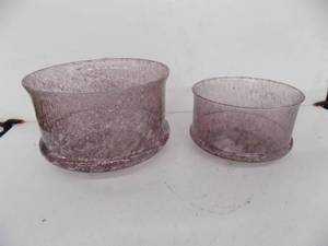 2 Glass Bowls