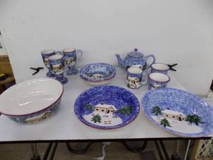 Dishes FWC Winter Scene