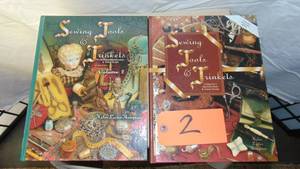 lot 2 image: Sewing Tools and Trinkets Books Volume 1 and 2