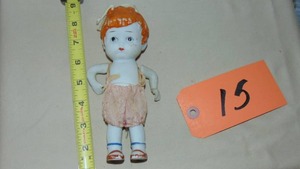 lot 15 image: Antique Porcelain Doll Made In Japan