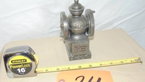 lot 24 image: First National City Bank of Alliance Coffee Grinder Cast Bank