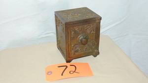 lot 72 image: Cast Iron Safe Deposit Bank