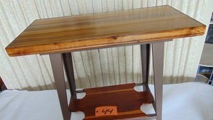 lot 44 image: Mix Media MetalWood Side Table