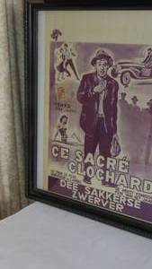 lot 96 image: Ce Sacre Clochard Original Movie Poster