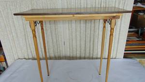 lot 114 image: Hand Made Side Table 33 W x 15 D x 31 H