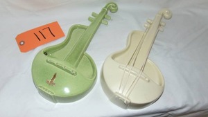lot 117 image: 2 Piece Lot of Red Wing Guitar Wall Pockets