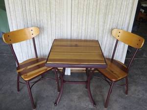lot 123 image: Table and Chairs