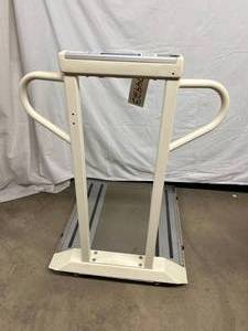 lot 55 image: WOW MSRP $3000 SR Instruments SRScales Portable Wheelchair Ramp Scale Digital Display 1000 lbs Battery Operated - Great For Weighing Large Packages Too Need to weigh your pet pig  This Scale Will Do It Easily Excellent Working Condition