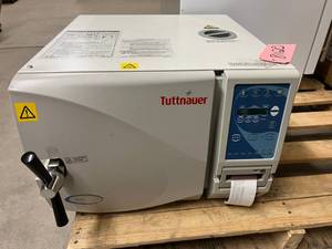 lot 59 image: WOWOW MSRP $9,000 Tuttnauer EZ9 Autoclave&nbspDental Medical Sterilizer Instrument Sterilizing Unit&nbsp5-gallons 9x18-inch chamber with 3 trays - Like New Working Condition  