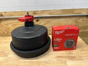 lot 111 image: MILWAUKEE 48-53-2582 516 in. x 25 ft. DH Drain Snake Cable and Inner Drum with Random Drum