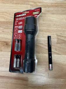 lot 113 image: HUSKY Flashlight with Pen Light