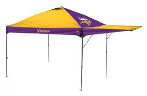 lot 23 image: RAWLINGS Minnesota Vikings 10 X 10 Canopy with Pop Up Side Wall