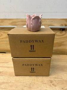lot 102 image: PADDYWAX Lot of 2 Cases of- Rose Pedal Soy Candles (4 per case)