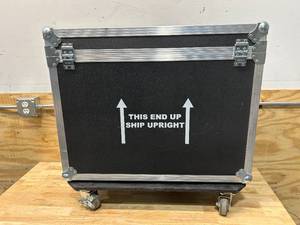 lot 15 image: US CASE Road Case Attached to Dolly