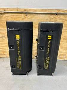 lot 18 image: FEATHERLITE Lot of 2-  Road Cases on Wheels