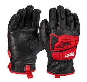 lot 139 image: MILWAUKEE X-Large Level 5 Cut Resistant Goatskin Leather Impact Gloves