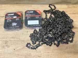 lot 145 image: Lot of Chainsaw Chains
