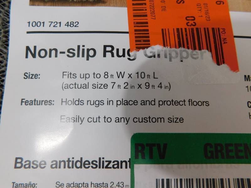 lot 35 image: StyleWell Deluxe 8 ft. x 10 ft. Rug Gripper Pad